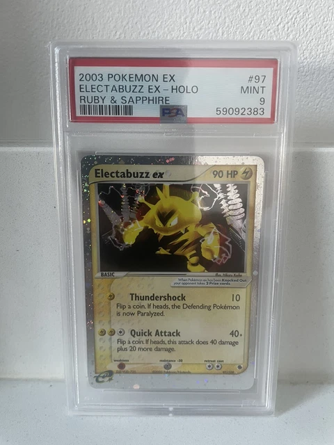 Pokemon Card PSA 9 Electabuzz EX Holo EX Ruby Sapphire Mint 2003