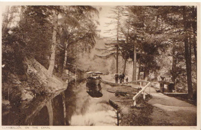 Wales Postcard - Llangollen On The Canal - Denbighshire - Ref 3259A