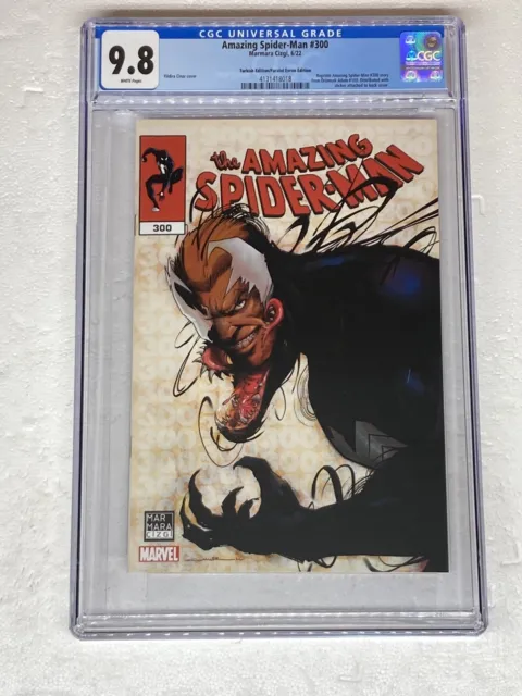 The Amazing Spider Man #300 Cgc 9.8 Marvel Comics Turkish Edition Venom Variant