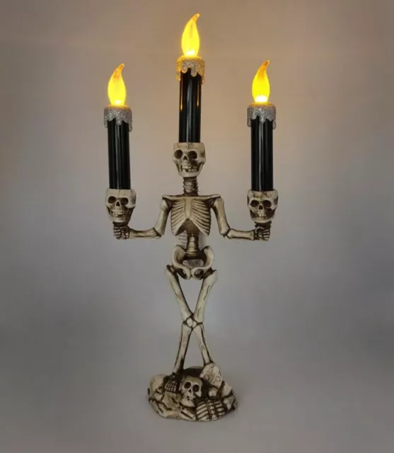 Candelabro Halloween Scheletro 3