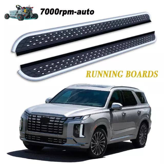SIDE STEPS RUNING Boards Fits for Hyundai Palisade 2020-2023 Nerf Bar  Pedals $574.45 - PicClick AU