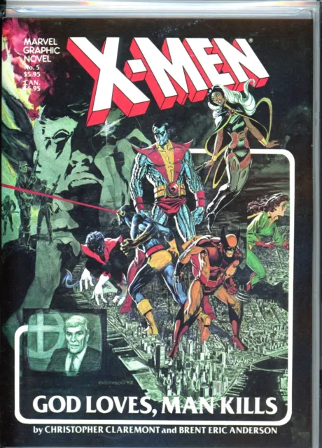 Marvel Graphic Novel #5 CGC 9.6 WP X-Men God Loves, Man Kills Marvel Comics 1982