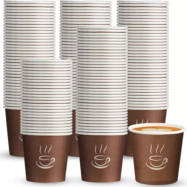 1000 Pcs Small Coffee Cups Paper Espresso Cups Disposable Mini Hot Cups Hot Cold