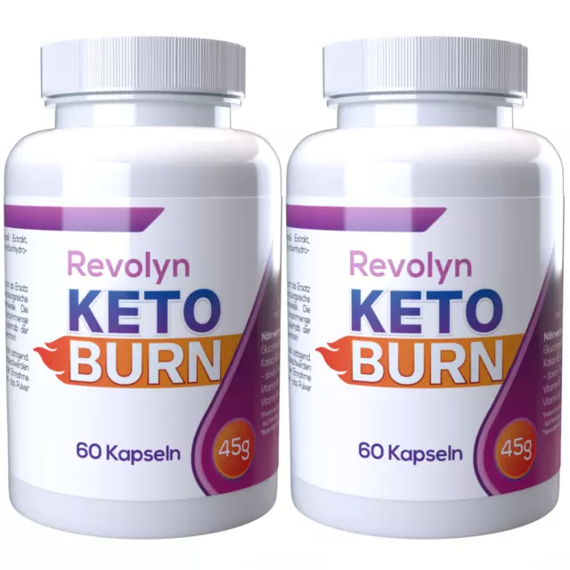 Revolyn Keto Burn - 120 Kapseln (2 x 60 Kapseln) - 2er Pack