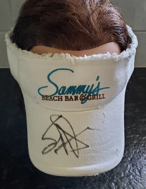 Sammy's Hagar Beach Bar & Grill Las Vegas Visor Signed