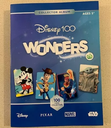 32 X DISNEY 100 Wonders Woolworths Collector Card Packs $15.50 - PicClick AU