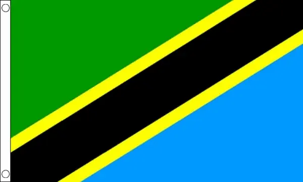 Cortina ataúd bandera nacional de Tanzania con envío rápido