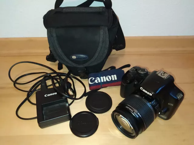 Canon EOS 450D digitale Spiegelreflexkamera, 18-55mm Objektiv, 23900 Auslösungen