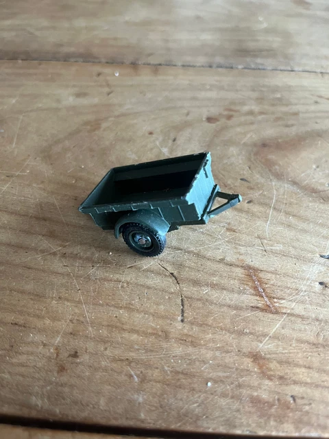 Matchbox Solido Militaire – Renault 4X4 203 – Jouet Ancien – Métal – État D'occasion