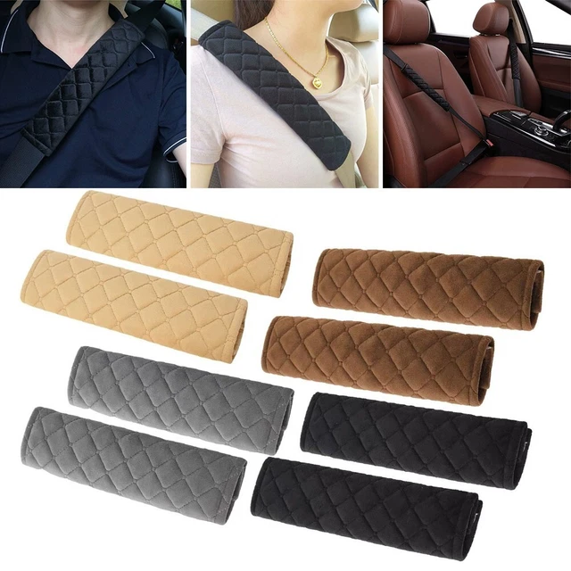 Cintura di sicurezza auto imbottitura spalla copertura cuscino cintura comodo pad x2