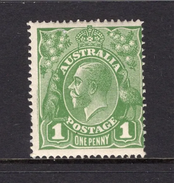 Australia Predecimal Kgv Penny Green Single W/M  Very Fine Mint..........1/60