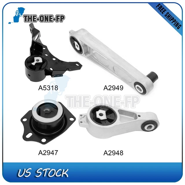 Engine Transmission Motor Mount 4Pcs For 2003 2004 2005 Dodge Neon 2.0L 2947
