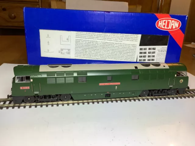 Heljan OO Gauge 5207 BR Green Class 52 Western Diesel  D1004 Western Crusader