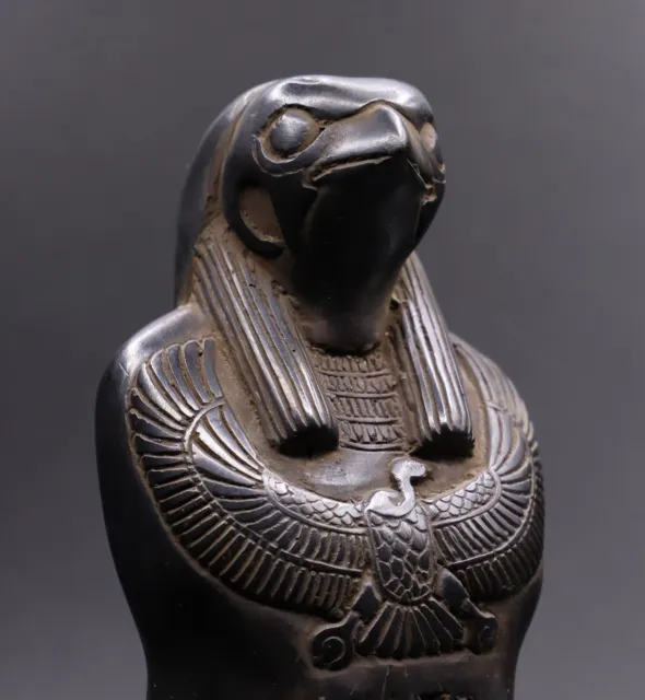 EGYPTIAN HORUS Falcon ANTIQUE Ushabti Gods EGYPT Statue Hieroglyphic Stone