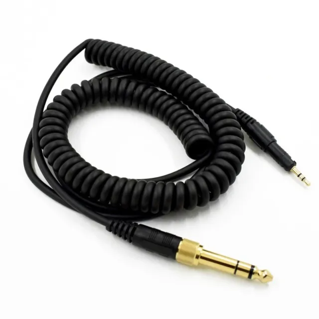 Audio Technica HP CC Spiral Kopfhörerkabel für ATH M40x & ATH M50x Schwarz