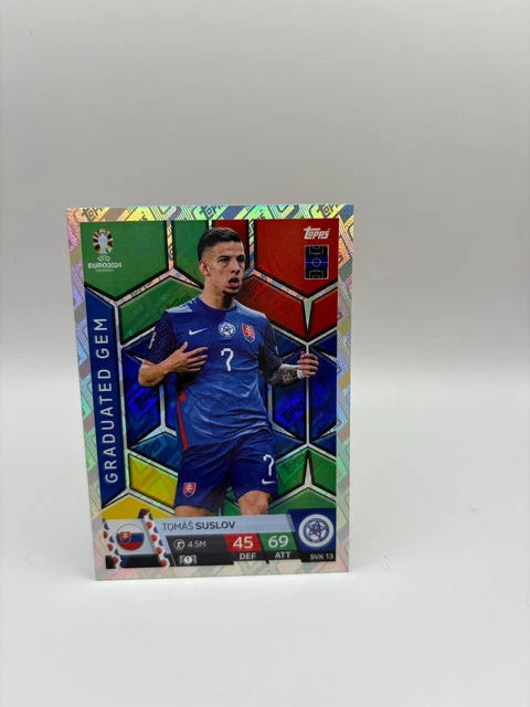 Topps EURO 2024 Tomáš Suslov Gold Svk PTW (Neu (gemäss Beschreibung