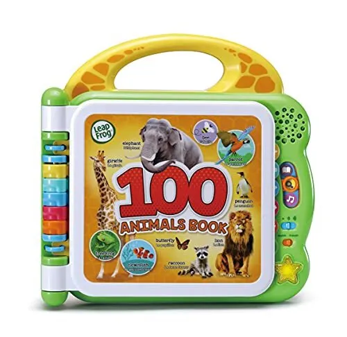 LeapFrog 100 Animals Book, Baby Book with Sounds and Colours for Sensory Play,