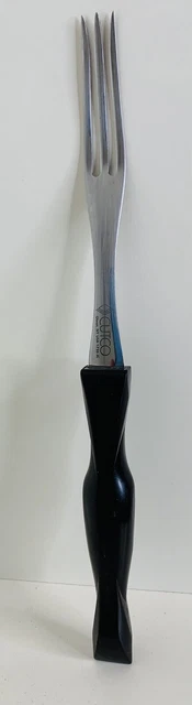 Tenedor giratorio Cutco 1726 JC clásico marrón mango giratorio 3 dientes olean hecho en Nueva York EE. UU.