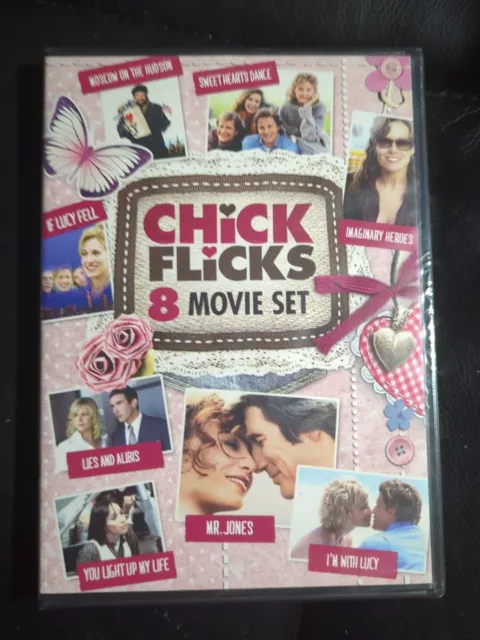 NEW SEALED Chick Flicks: 8 Movie Set (DVD, 2014, 2-Disc Set)