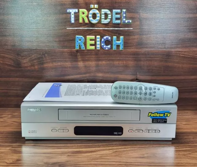 Philips VR550 VHS Videorecorder 6 Kopf  Videorekorder 12 Monate Garantie #630