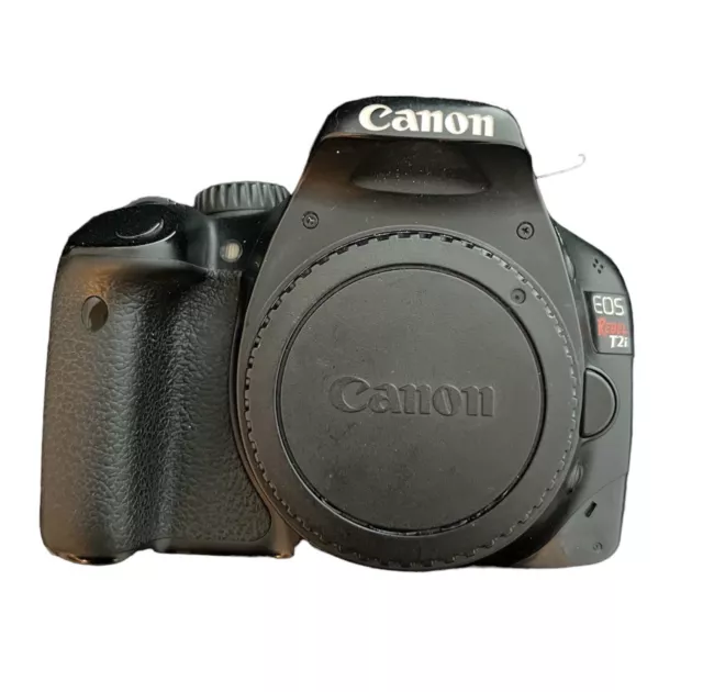 Canon EOS Rebel T2i 18 MP Digital SLR Camera - Black (Body Only)