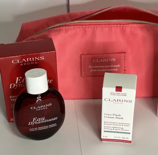 Clarins BeautySet!4 Teiliger BeautySet!!Eau Dynamisante!!! NEU!!!! 3