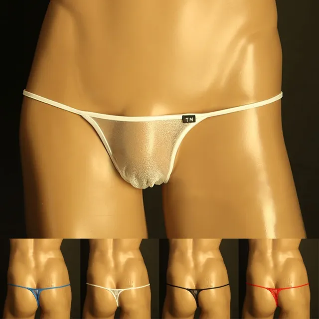 Men Cheeky Thong Boxer Hipster Brazilian Stretchy Bikini Underwear Shorts  Brief