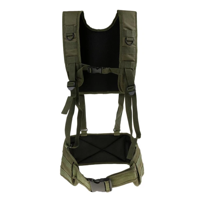 gilet de   molle avec ceinture de harnais de chasse ceinture de