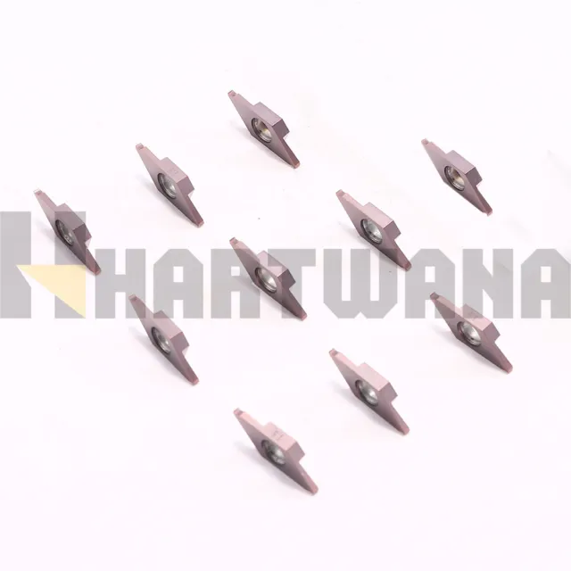 Parting Grooving Cut-Off Grooving Inserts 10PCS Carbide Inserts Width 1.5mm