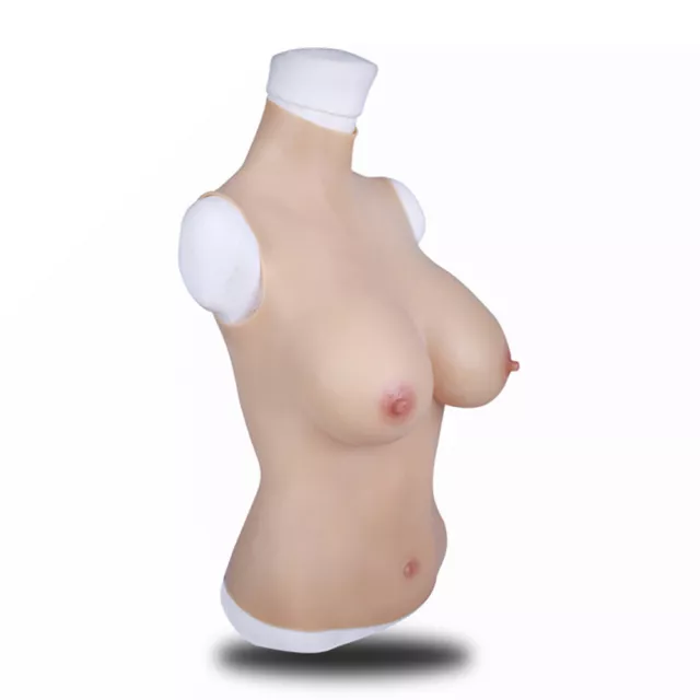 Lifelike Silicone Boobs Breast Forms C cup D cup Fullbody Tight  Mastectomy CD 2