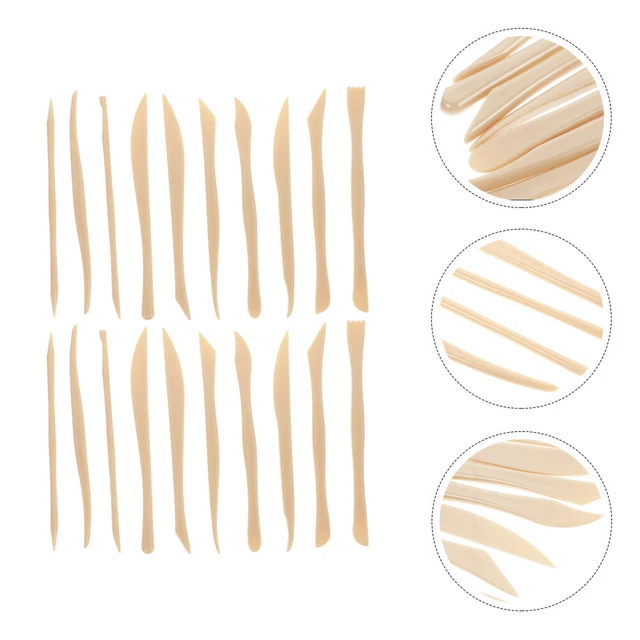 Argilla Polimerica 2 Rouleaux Sculpture Argile PXRLMYF - Acrylique, Antiadhésif, Avec Plaque Pate A Sucre Blanche