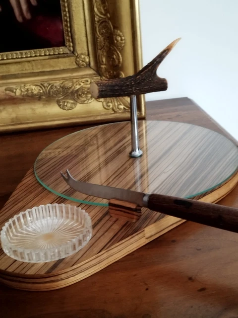 Laguiole - Plateau de fromage (4) - Verre, Bois