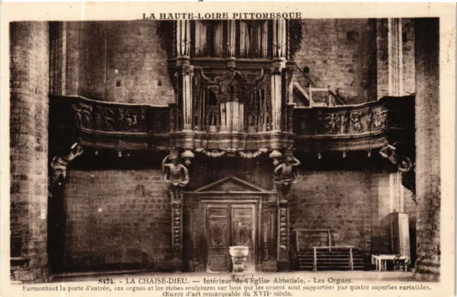 CPA AK La CHAISE-DIEU - Intérieur de l'Église Abbatiale - Les Orgues (585232)