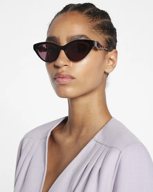 Lanvin Mother & Child LNV114S 740 58mm Cat Eye Sunglasses Gold / Brown Gradient NEW Lanvin LNV 114S 740 Gold Sunglasses with Brown Gradient  main image 4