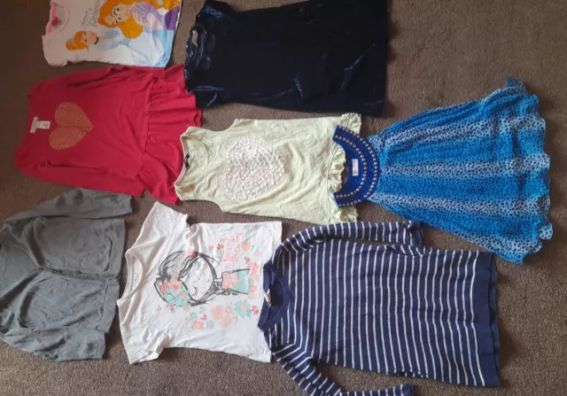 Girls 7-8 Bundle H&M, George, Nutmeg, Disney,