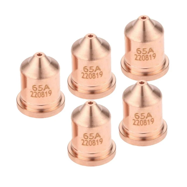 5X Plasma Torch Nozzles Fits For 220819 65A For Powe Rmax 65 85 105 HRT HRTs MRT