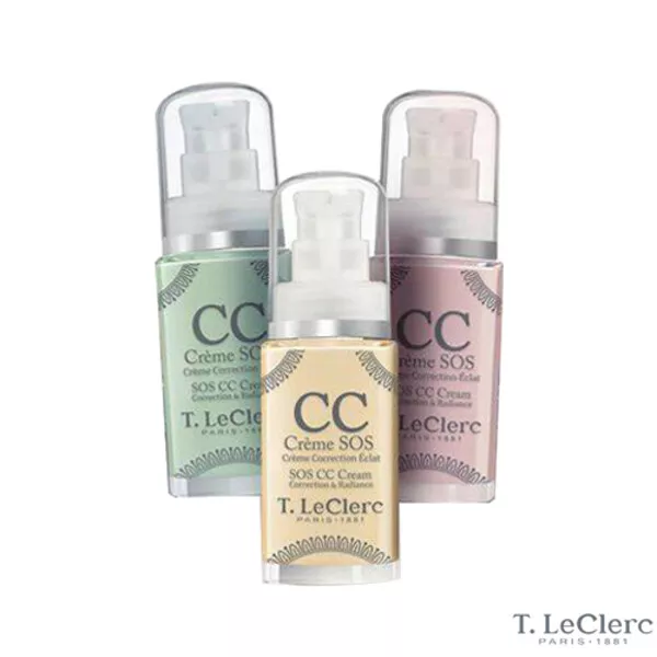 T LECLERC CC crème SOS FRAICHEUR SPF20 BANANE ILLUMINE LES TEINT TERNES 30ML