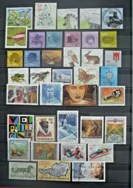 Österreich - Lot  Briefmarken gestempelt und papierlos # 18