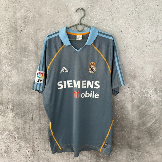 Maillots de foot vintage / rétro - The Football Market - Maillot collector extérieur Real Madrid
