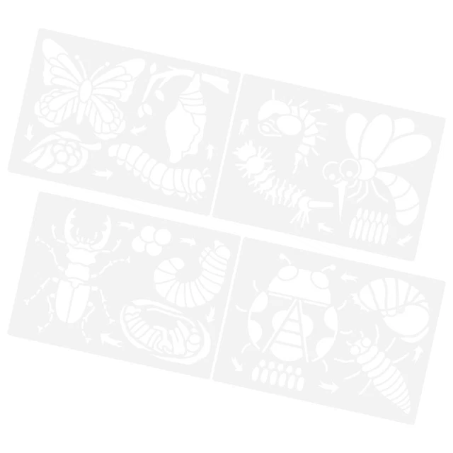 POCHOIRS DE DESSIN Pour Enfants, Pochoirs De Peinture DIY Pour Peinture, EUR 11,41 - PicClick FR