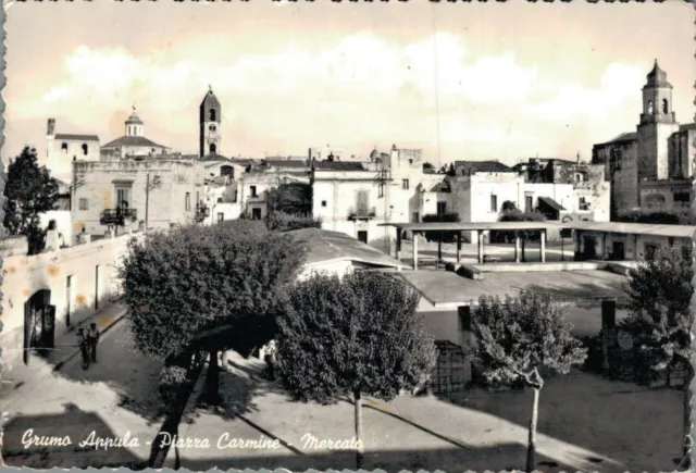 Bari Grumo Appula piazza Carmine Mercato macchioline  F. Grande  spedita