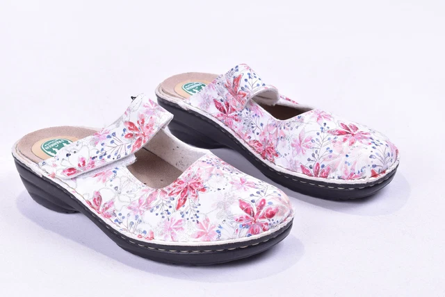 Franken Sandale Damen Weite K - Leder Sandale Mit Wechselfußbett Bei Hallux Valgus