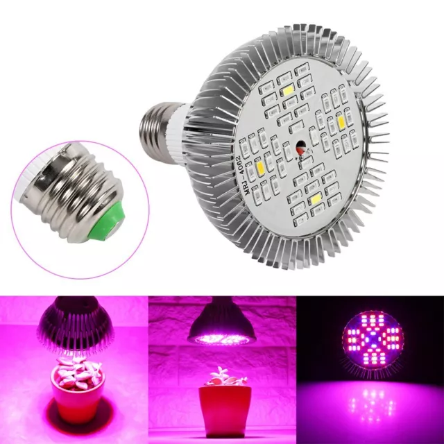 E27/GU10 LED Grow Lights Bulbs Indoor Hydroponic Plant Veg Growth Full Spectrum