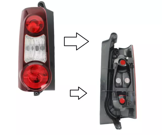 2x LAMPE FEU ARRIERE DROIT + GAUCHE POUR CITROEN BERLINGO 2008- NEUF TYC XX 3