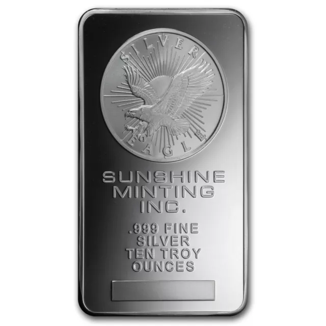 10 oz Silver Bar - Sunshine (Original)