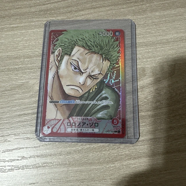 RORONOA ZORO LEADER Alt OP01 One Piece Card Game Japanese EUR 185,00
