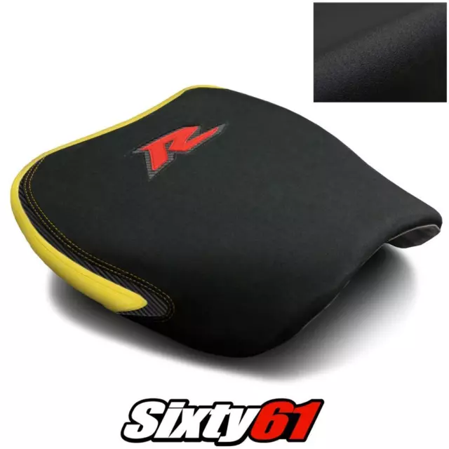 Suzuki TL1000R Seat Cover 1998-2003 Front Yellow Red Logo Luimoto Tec-Grip Suede