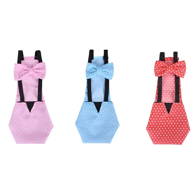Chicken Diapers Bantam Hens - Reusable 3 Pcs with Bow Ties Poultry Nappies7005