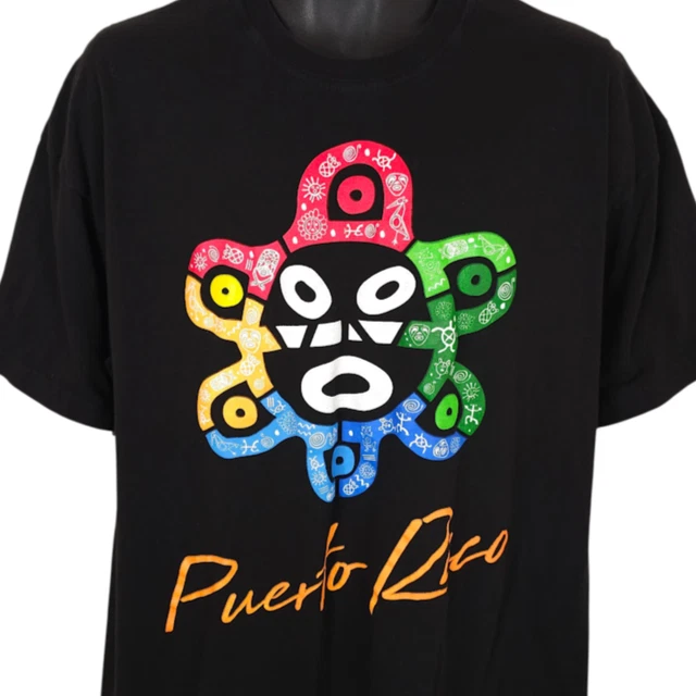 T-shirt Jayuya Puerto Rico - Homme Taille XXL (2XL), Noir, Marque Caribean Tropic, Occasion Très Bon état