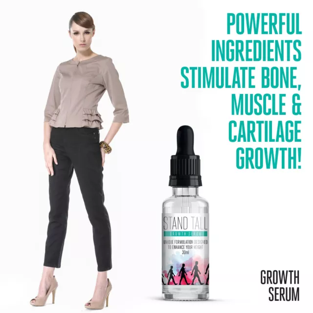 Stand Tall Serum – Gain Height Bone Growth Muscle Growth Get Taller